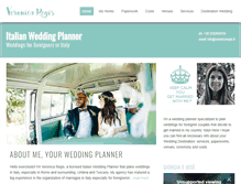 Tablet Screenshot of italianweddingplanner.net